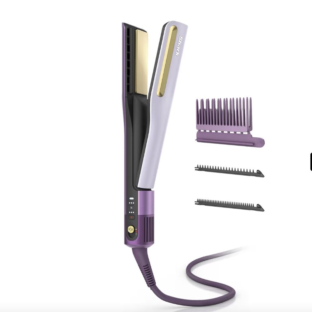 NEW Shark Beauty SilkiPro Straight to Wet Dry Straightener + Rapid Blow Dryer